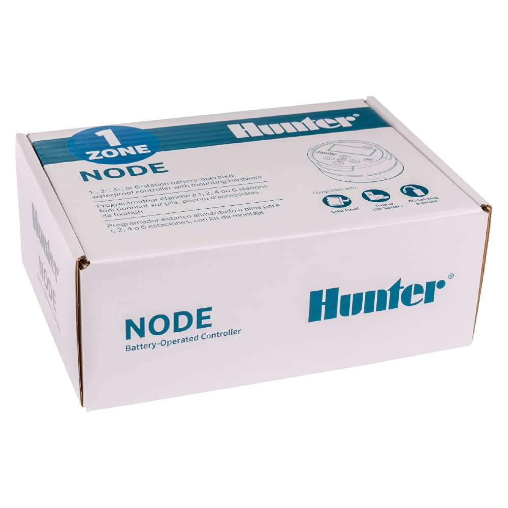 Hunter NODE-100-LS irrigation timer side view