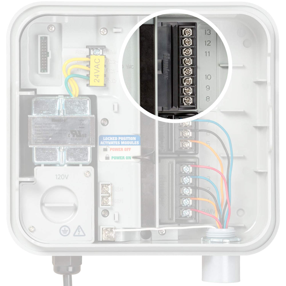 Hunter PCM-900 Expansion Module side view showing plug-in design