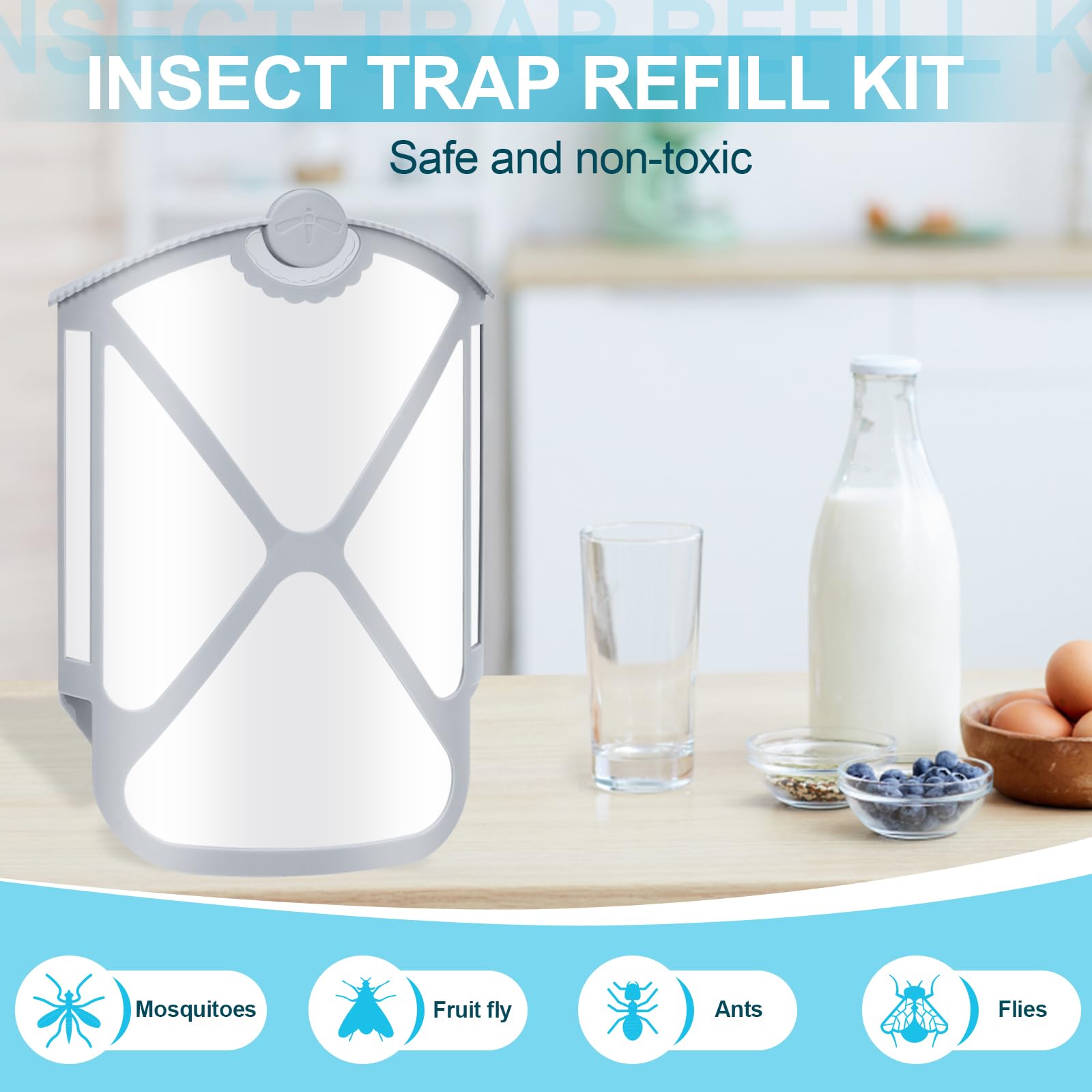 Husaco insect trap cartridge showing easy disassembly