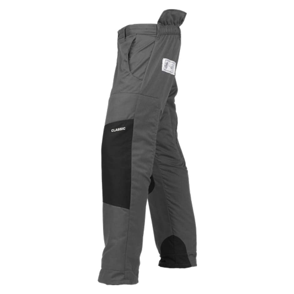Husqvarna Chainsaw Pants Medium back view with reinforced knees