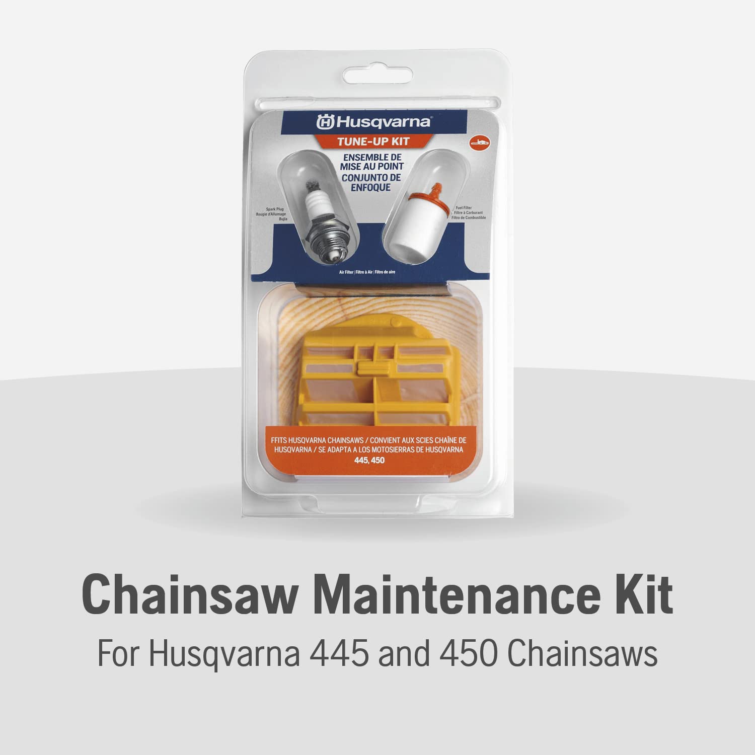 Husqvarna fuel filter from the maintenance kit