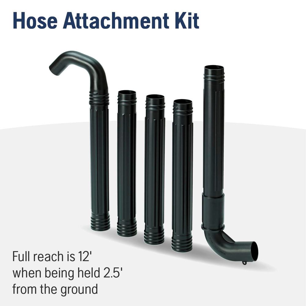 Husqvarna Gutter Attachment Kit nozzle tube and pivot tube close-up