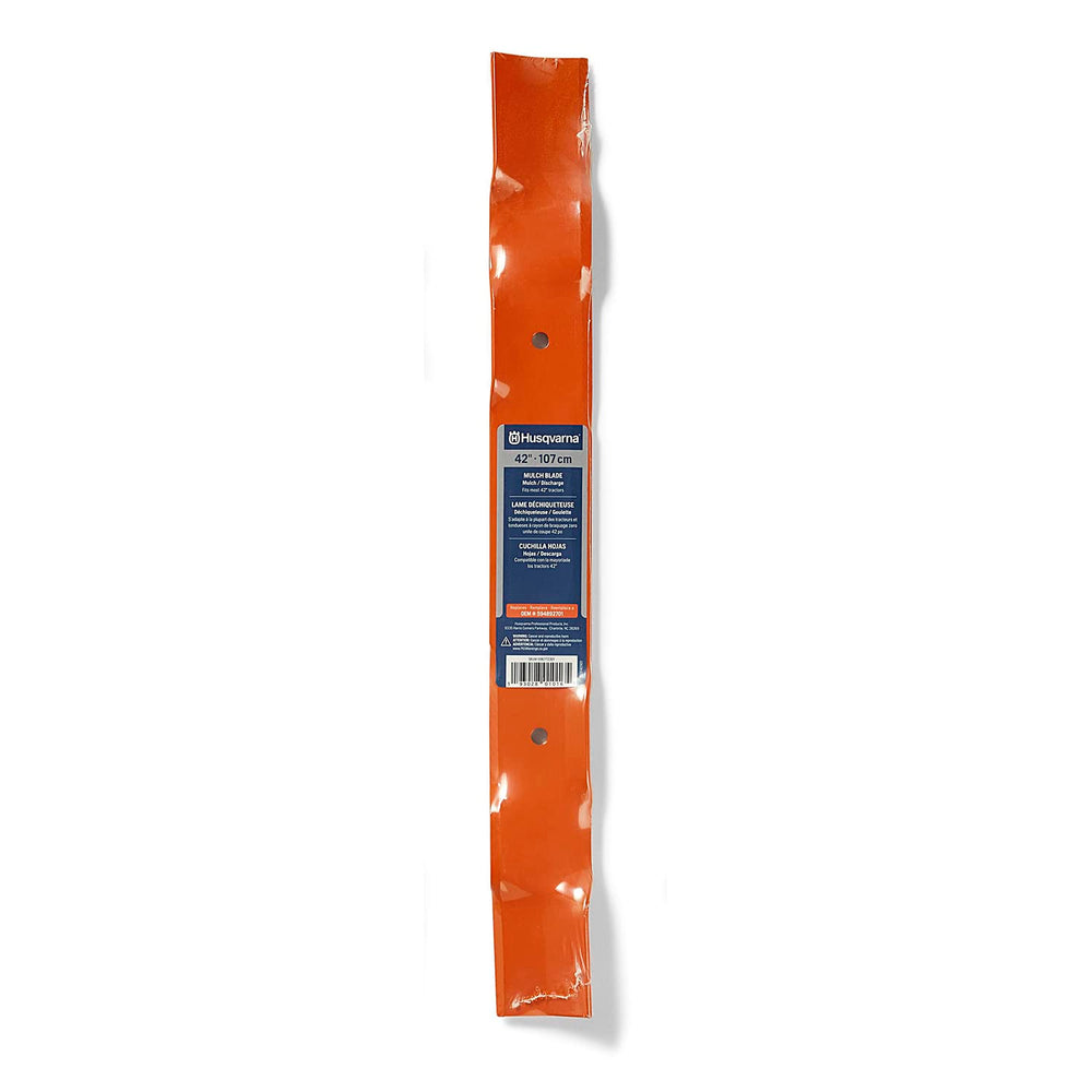 Husqvarna lawn mower blades packaging