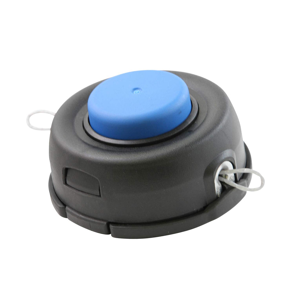 Husqvarna T35 String Trimmer Head installed on a trimmer
