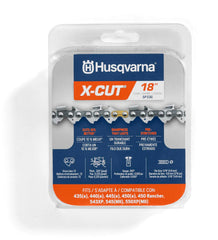 Husqvarna X-Cut SP33G 18 Inch Chainsaw Chain front view