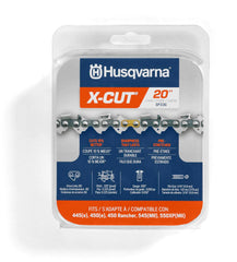 Husqvarna X-Cut SP33G 20 inch chainsaw chain, front view