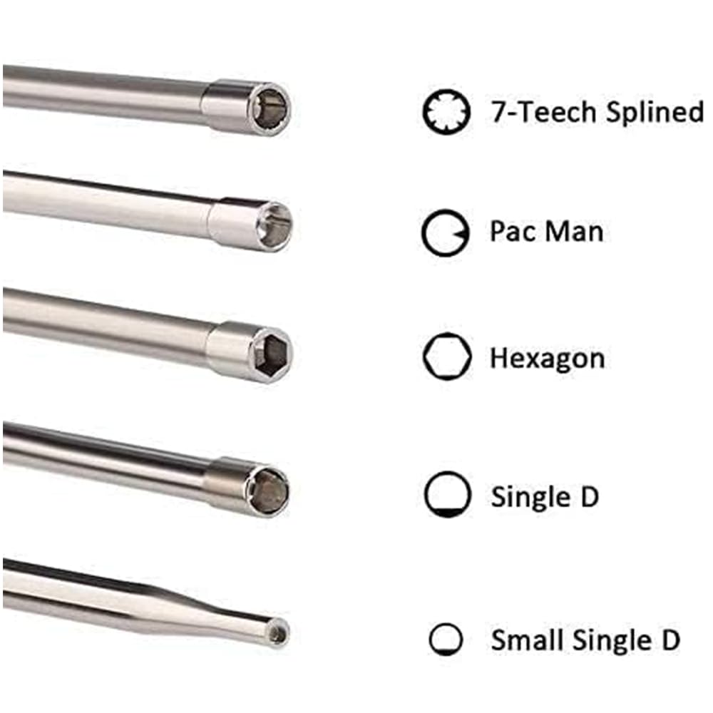 HUSWELL Carburetor Adjustment Tool displayed with various compatible engine models