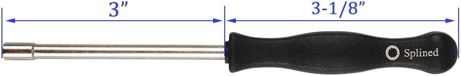 HUSWELL Carburetor Adjustment Tool in use on a small engine