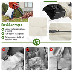 Huthbrother Blower Debris Vacuum Bag showing stitching details