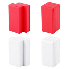 HVJ 8PCS Magnetic Flag Weights in Red and White