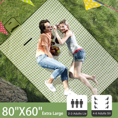 HX&OD Picnic Blanket 80"x60" folded size for easy carrying