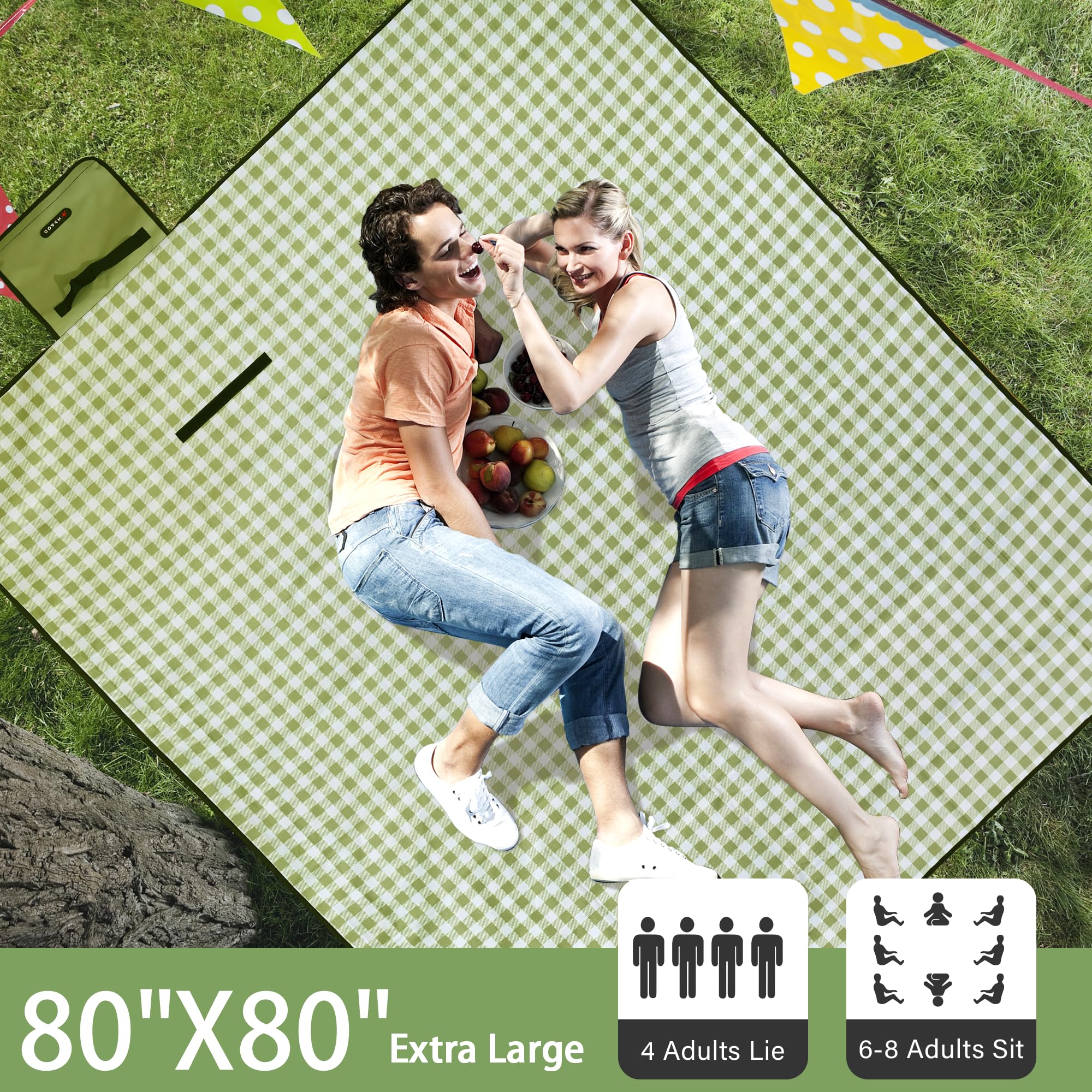 HX&OD Picnic Blanket folded size comparison