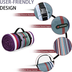 HX&OD Picnic Blanket folded size comparison