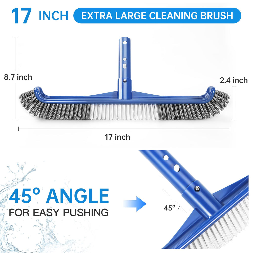 HydraJoy Pool Brush Head back view showing durable construction