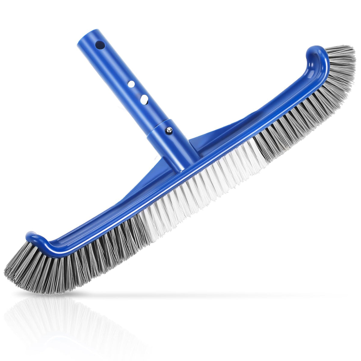 HydraJoy Pool Brush Head front view with nylon bristles