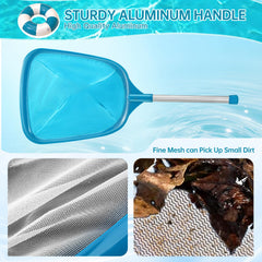 HydraJoy Pool Net in use, scooping leaves from a pool