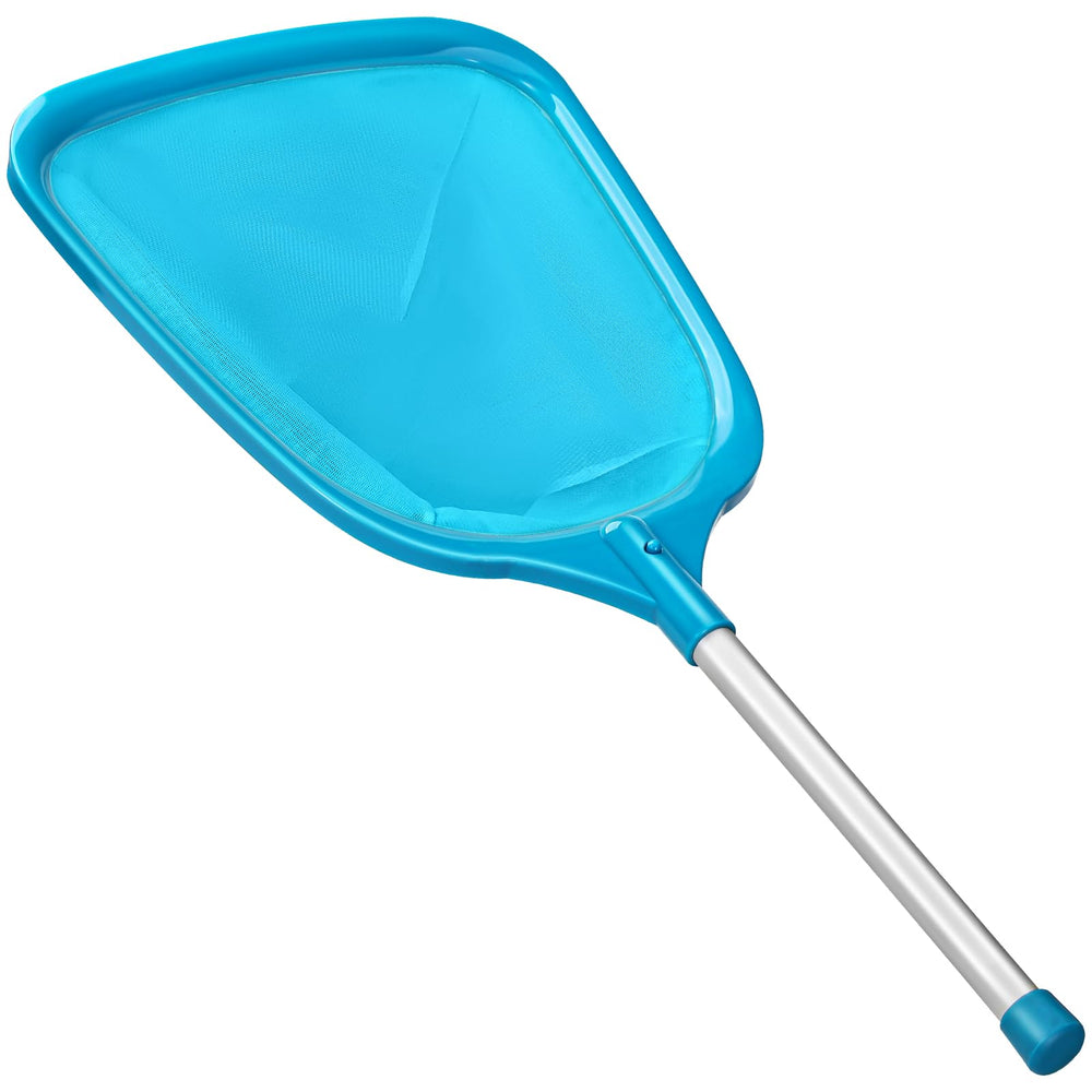 HydraJoy Pool Net Skimmer with fine nylon mesh bag, blue colour