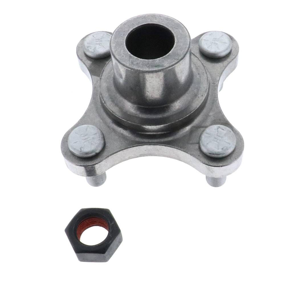 Hydro-Gear Hub Kit 71405 front view, silver alloy steel