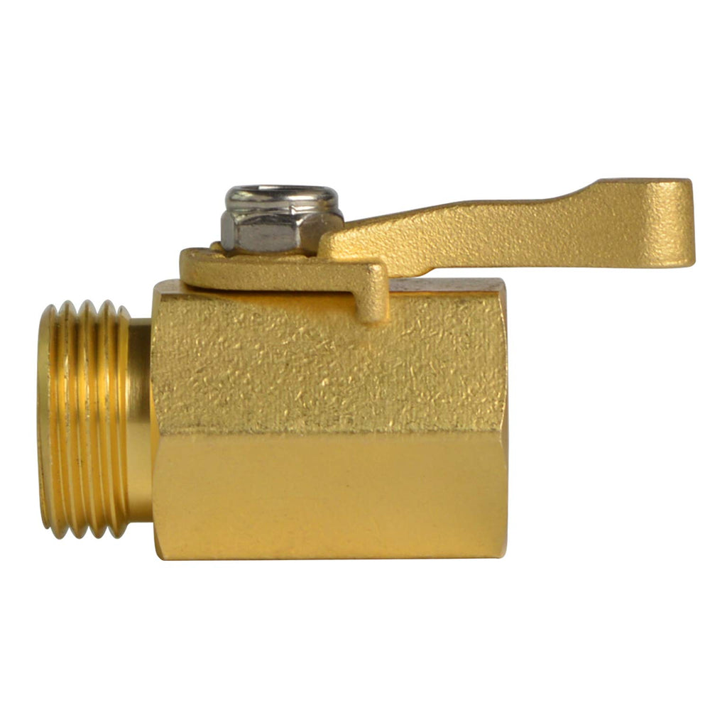 HYDRO MASTER Brass Shut Off Valve large ergonomic handle
