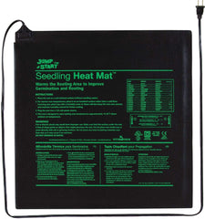 Hydrofarm Heat Mat MT10008 front view, 20x20 inches, black
