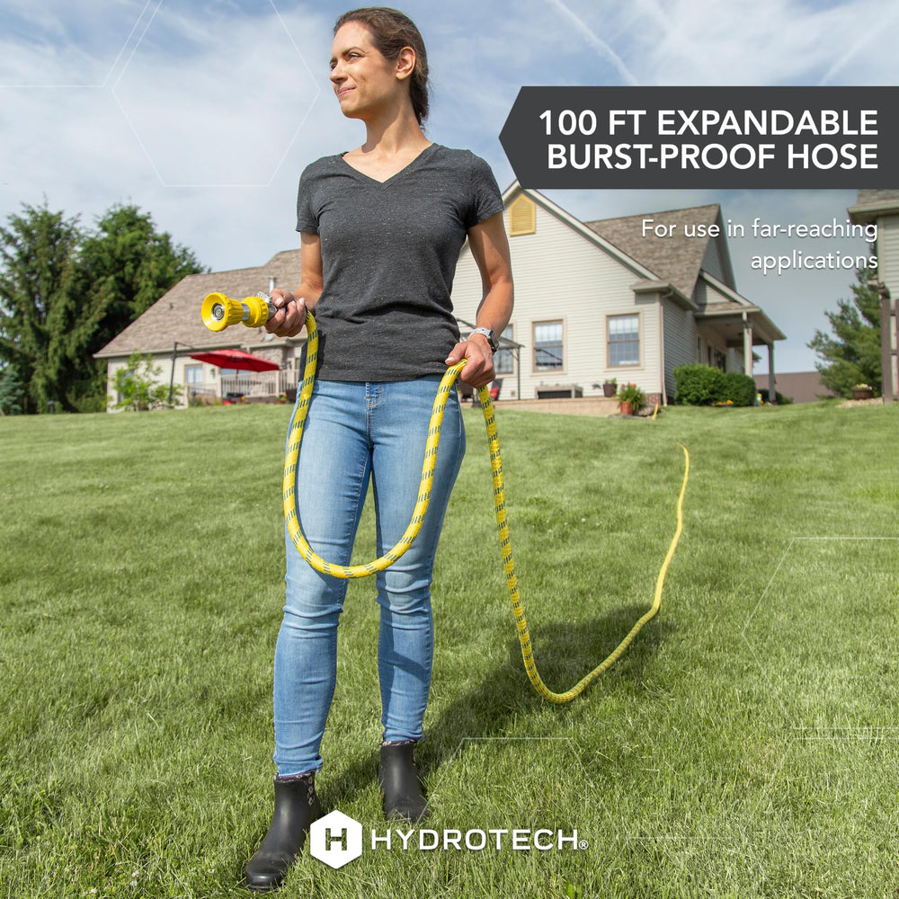 HydroTech Garden Hose showing strain relief feature