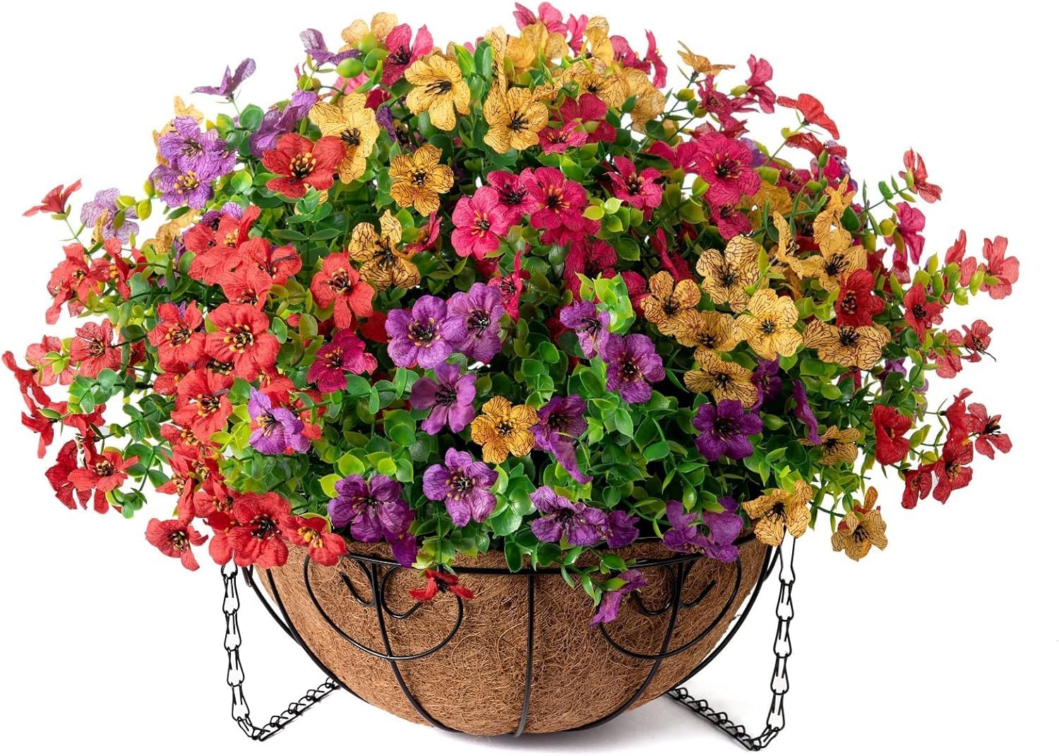 HyeFlora artificial flowers displayed indoors in a living room