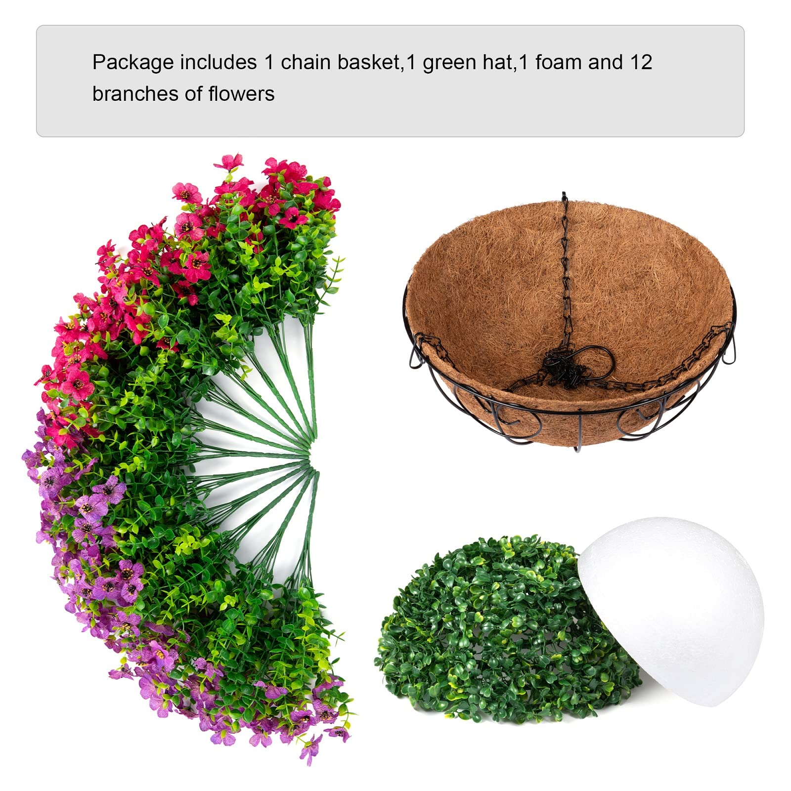HyeFlora hanging planter displayed on a patio