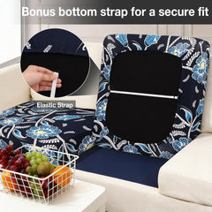 hyha 14Pcs Patio Cushion Covers Bluebell with elastic straps