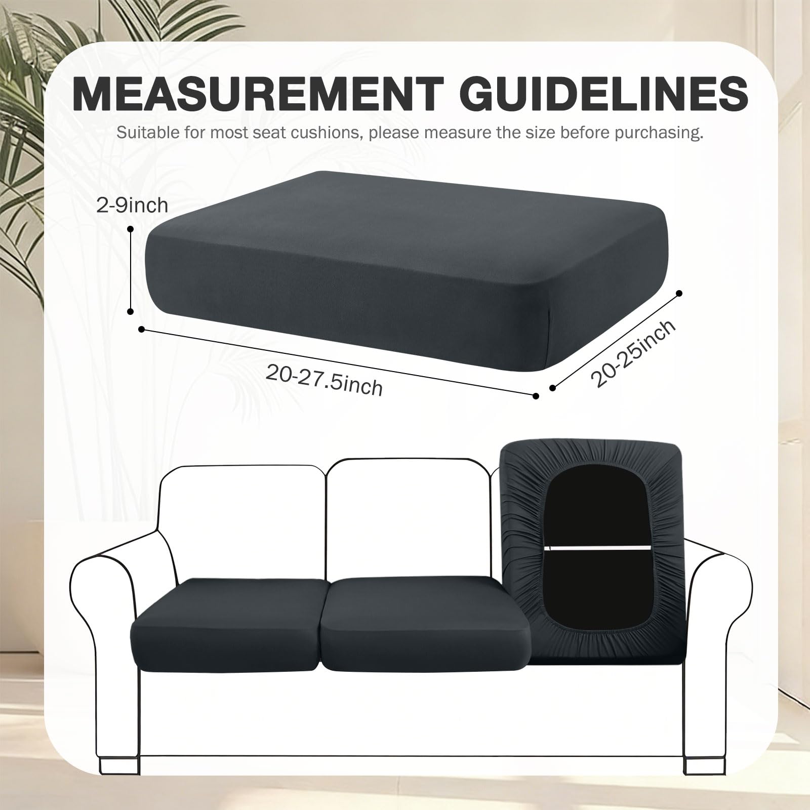 hyha 14Pcs Patio Cushion Covers displayed on outdoor sofa
