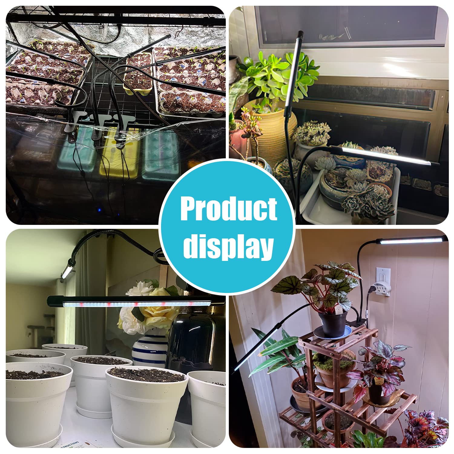 Hywyimlait Black Clip Grow Light packaging