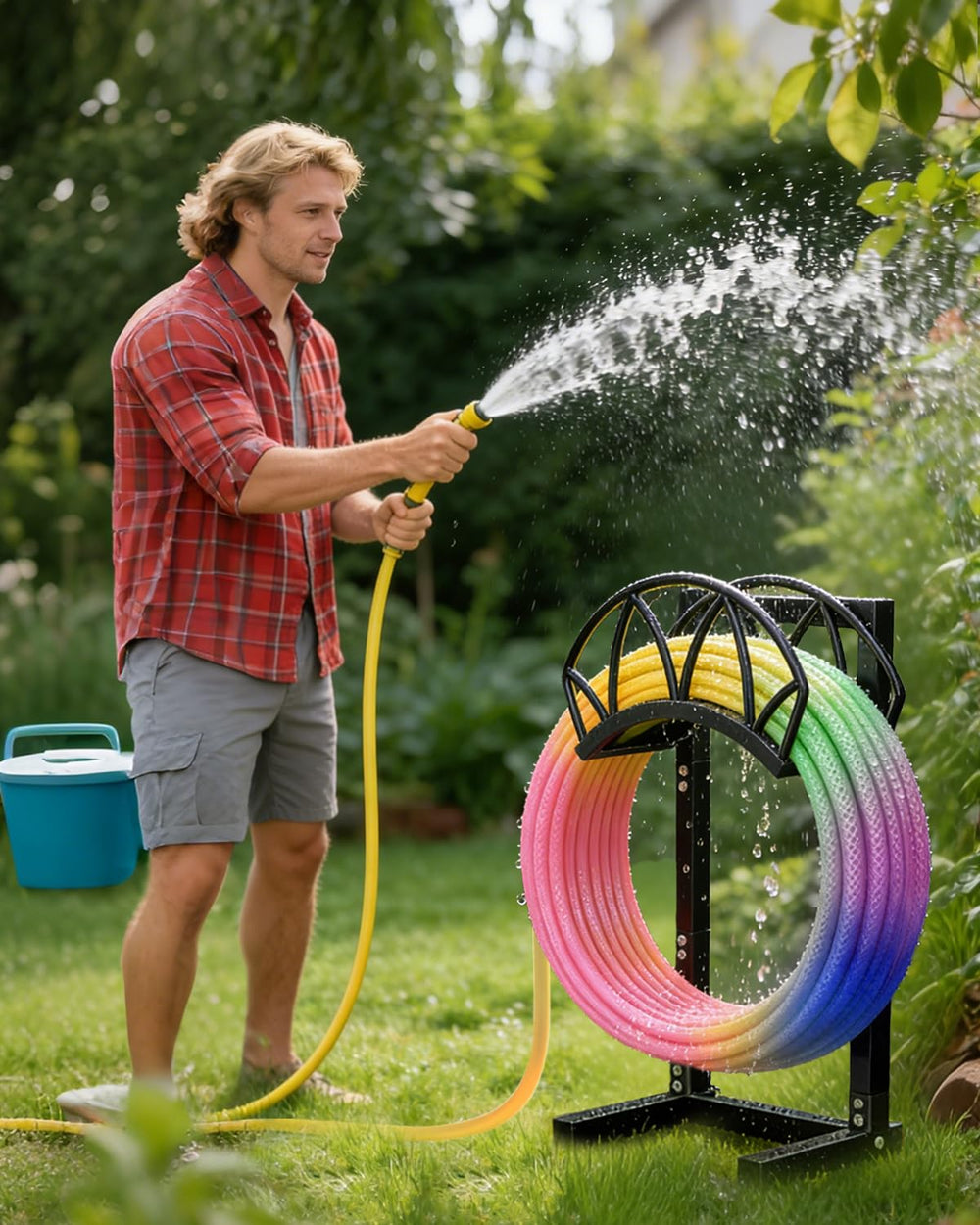 HZE Garden Hose Holder detached hose organizer