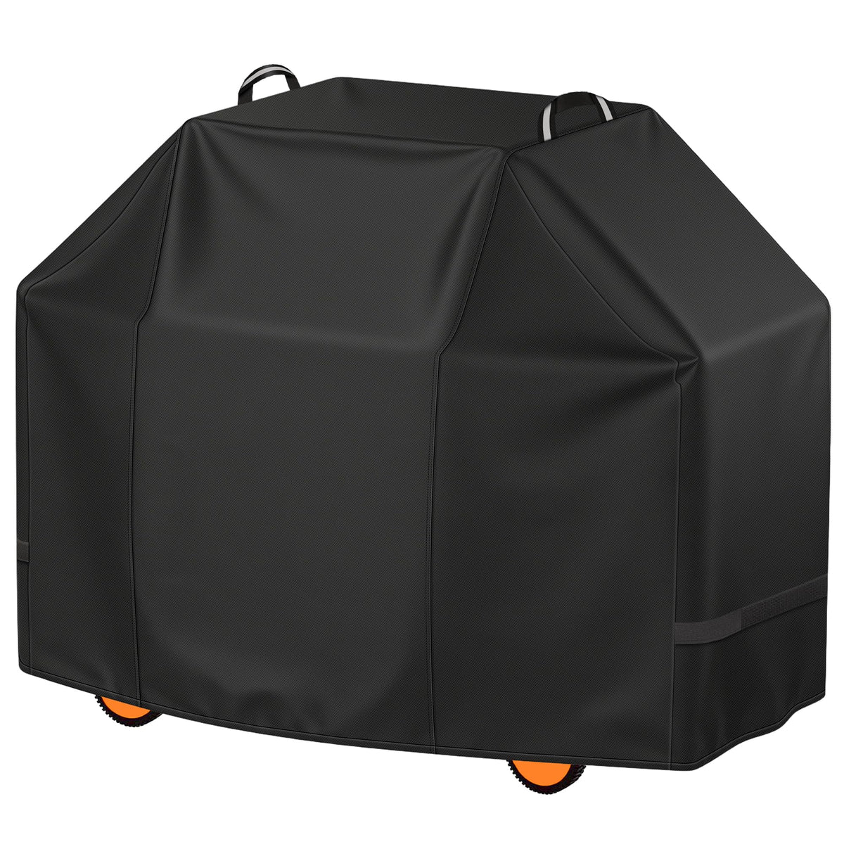 i COVER 55 Inch Grill Cover front view, black