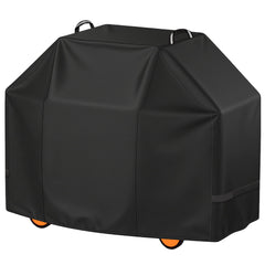 i COVER 60 inch black grill cover front view