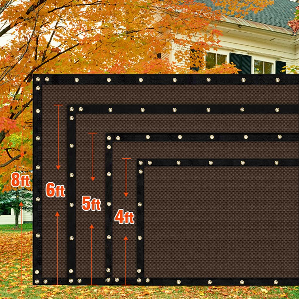 i COVER Privacy Screen displayed with garden plants