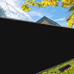 i COVER Privacy Screen Fence 5x50ft black mesh front view