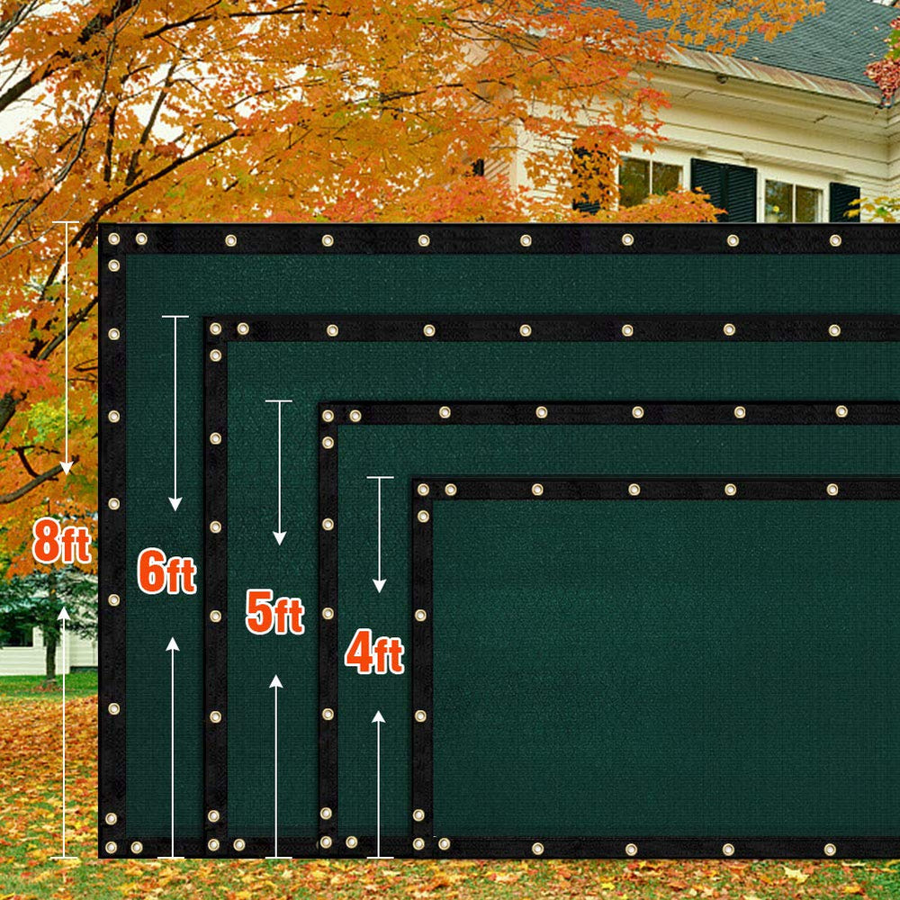 i COVER Privacy Screen Fence displayed in a garden