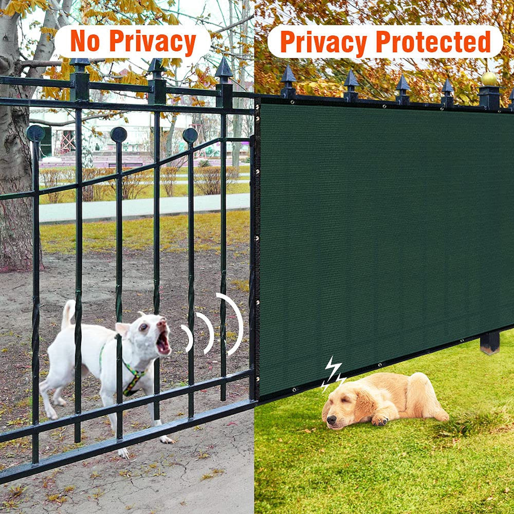 i COVER Privacy Screen Fence packaging and included accessories