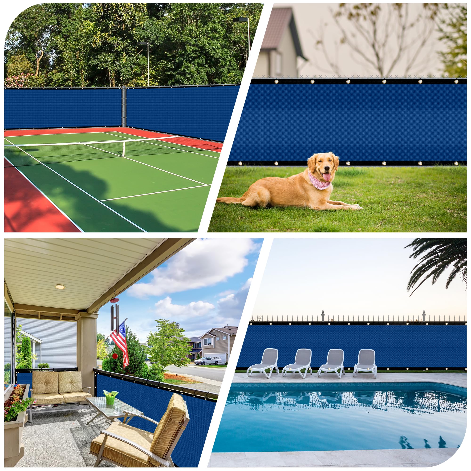 i COVER Privacy Screen in use around a swimming pool