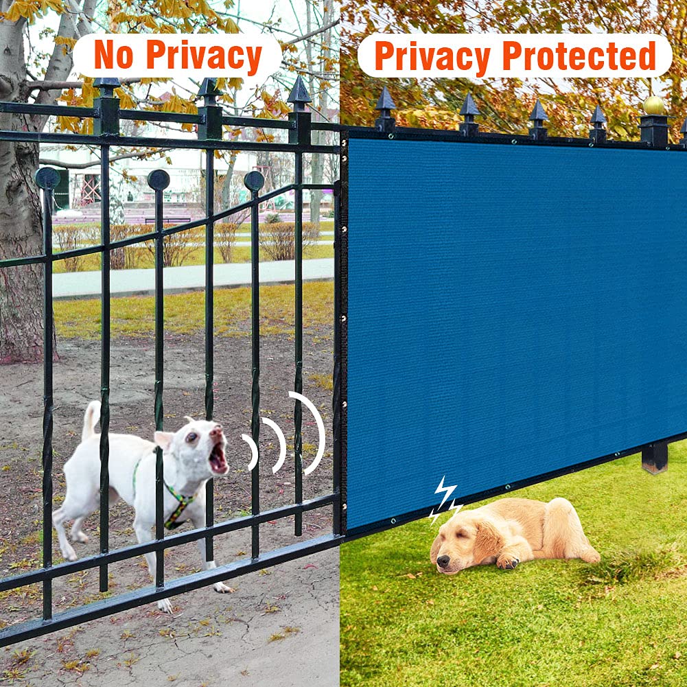i COVER privacy screen protecting plants in a garden