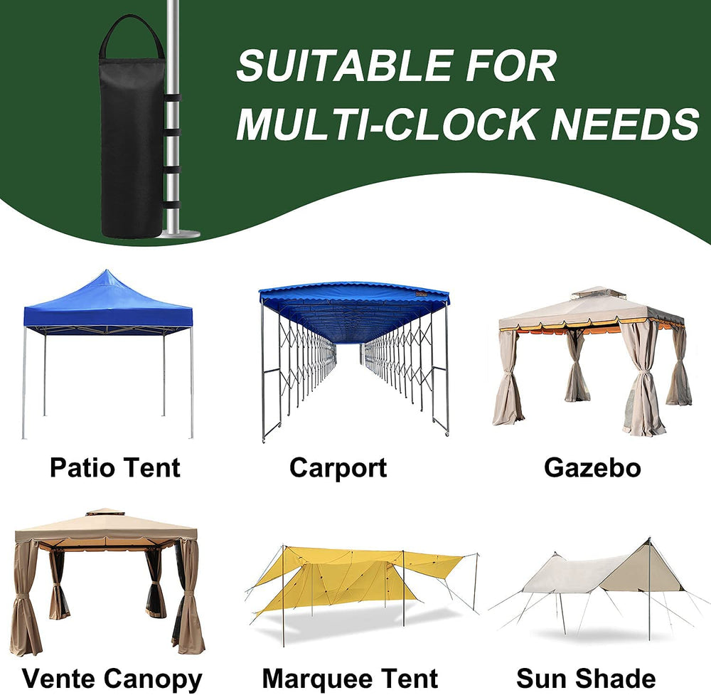 IALNAI Canopy Weights Sand Bags in outdoor setup