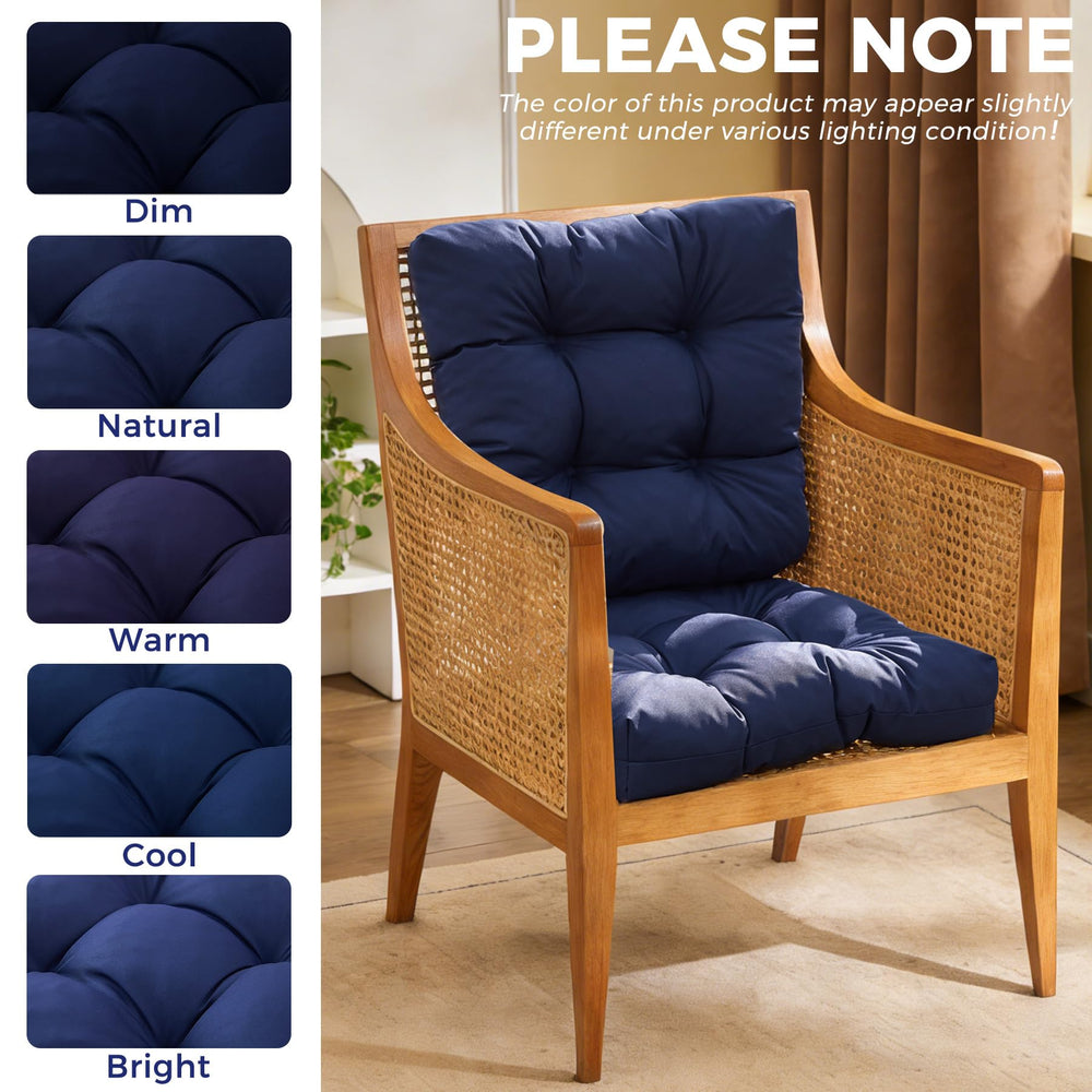 IASEAHK Outdoor Chair Cushions in garden setting