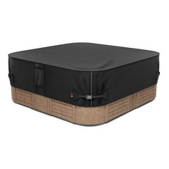 iBirdie Hot Tub Cover 80 inch x 80 inch in black