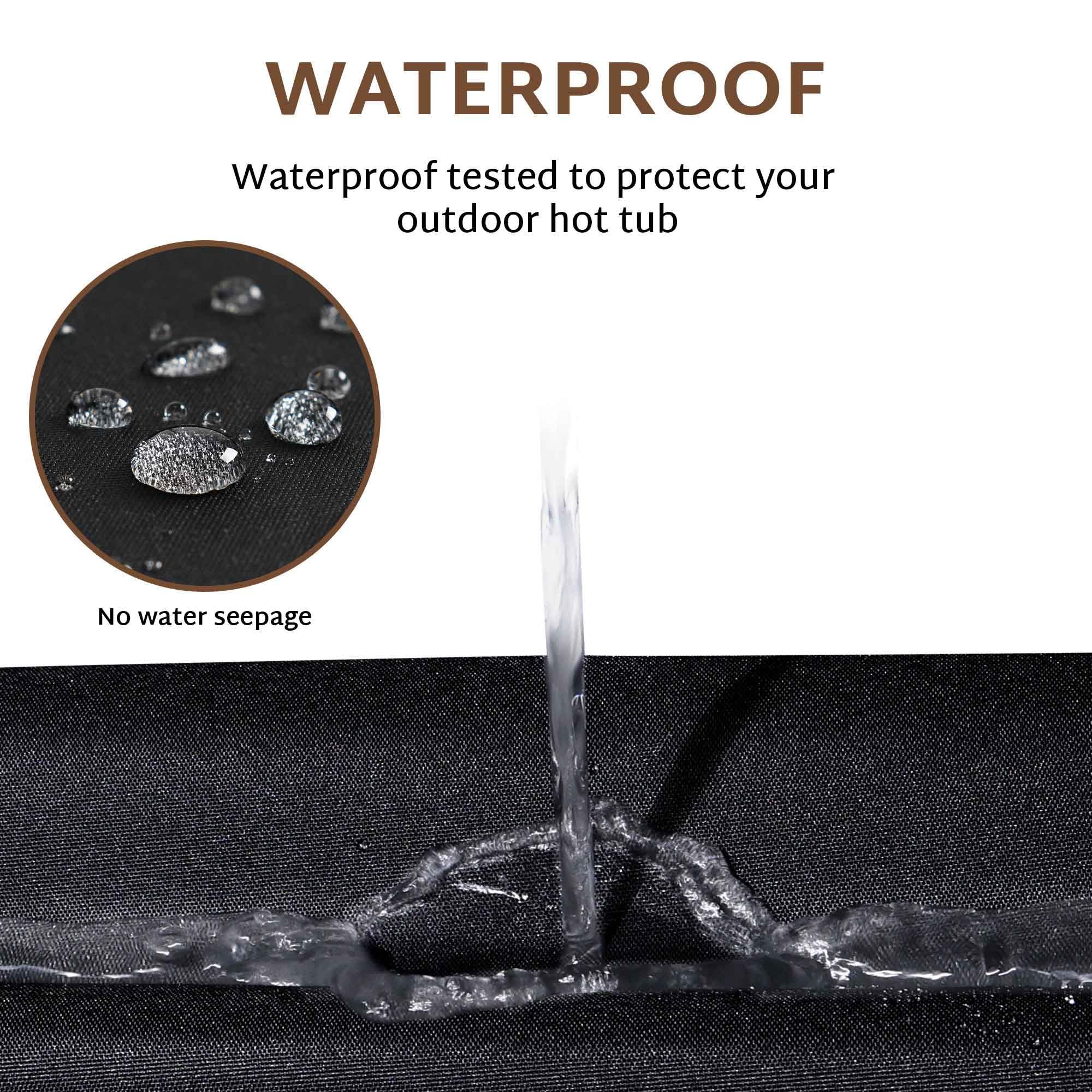 iBirdie Hot Tub Cover side view