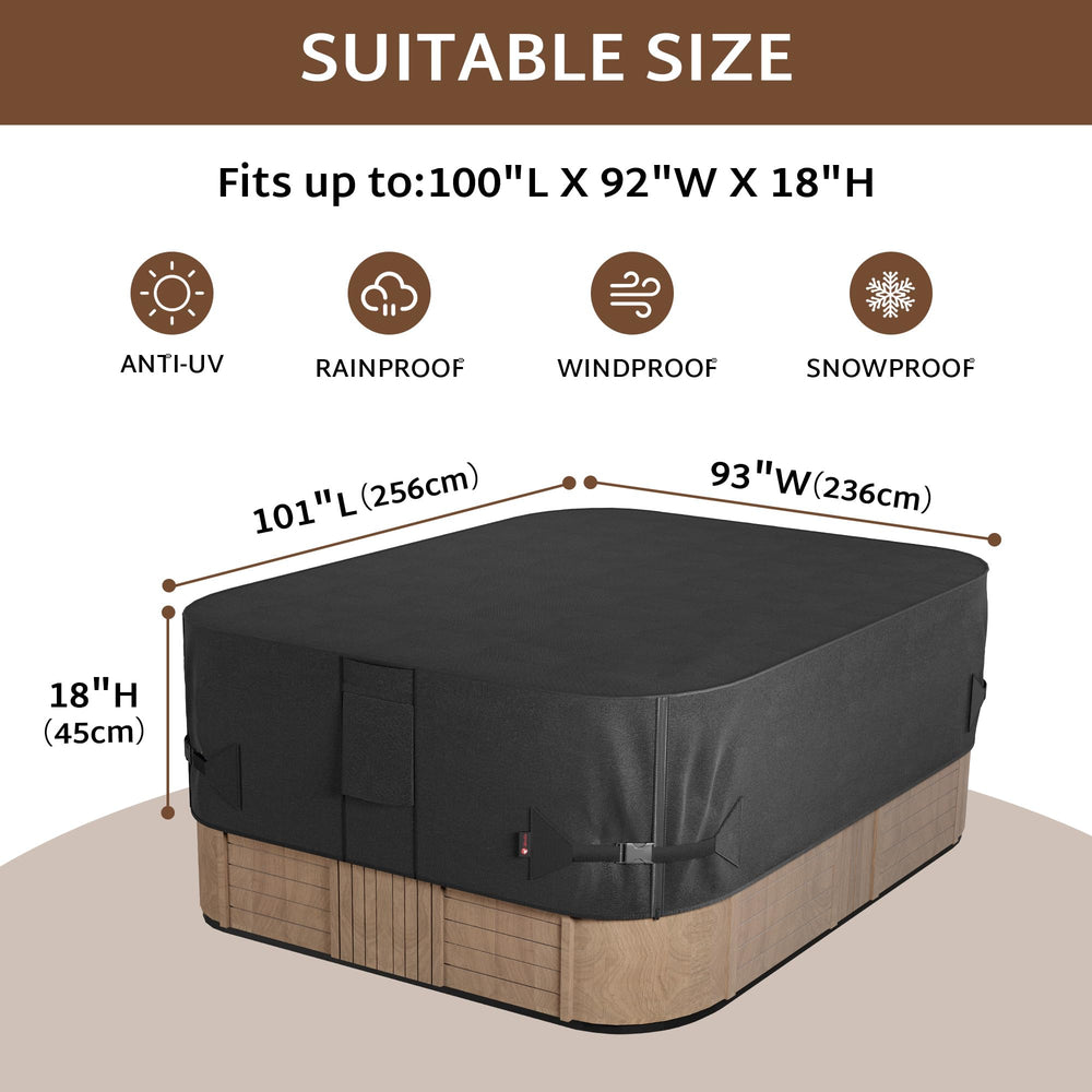 iBirdie Hot Tub Cover side view with air vents