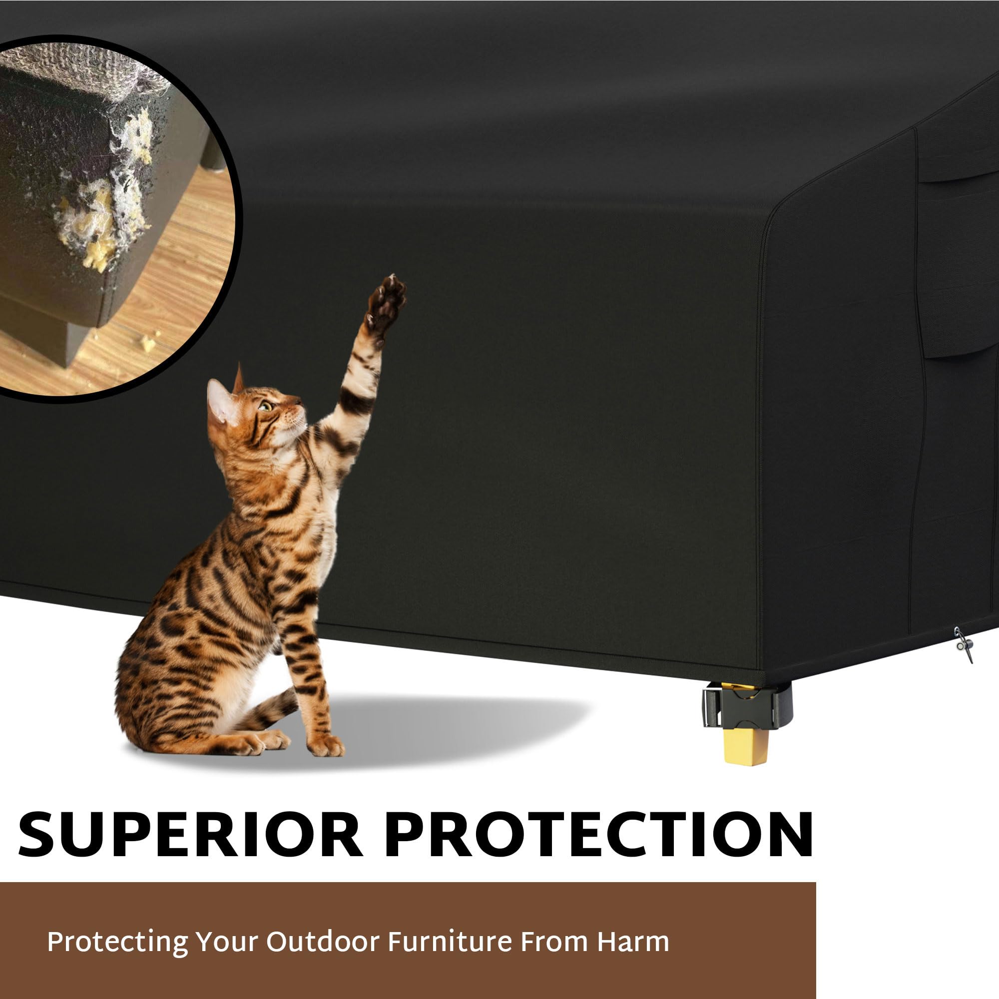 iBirdie Outdoor Sectional Cover in packaging