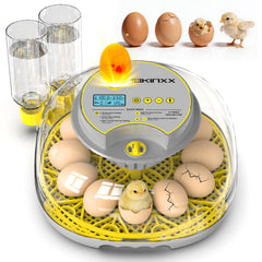 IBKINXX Incubator for Hatching Eggs grey model front view