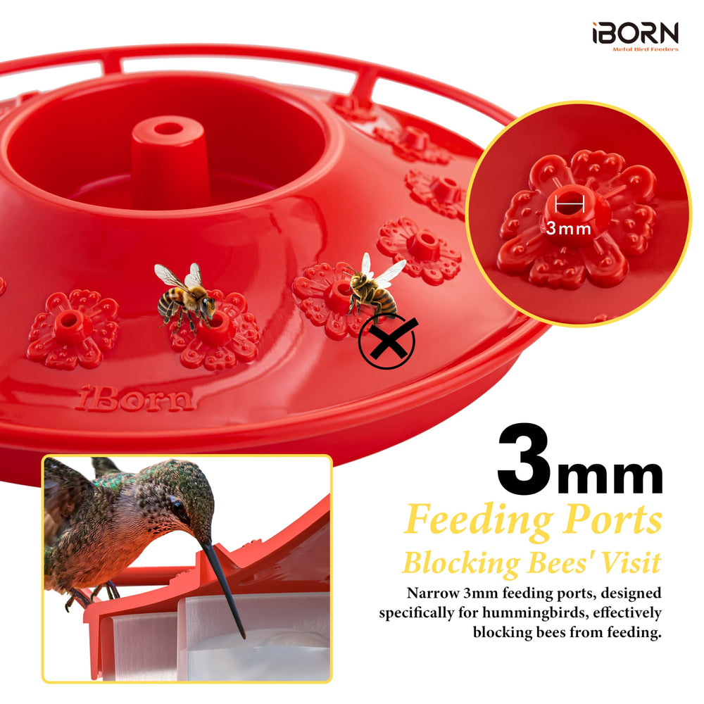iBorn Hummingbird Feeder disassembled for cleaning