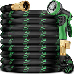 IBXFO 75 FT Non-Expandable Garden Hose blackgreen front view