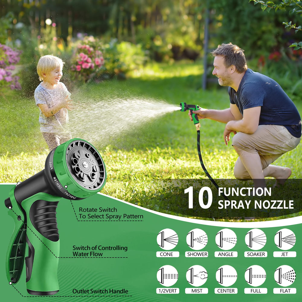 IBXFO garden hose in use watering plants