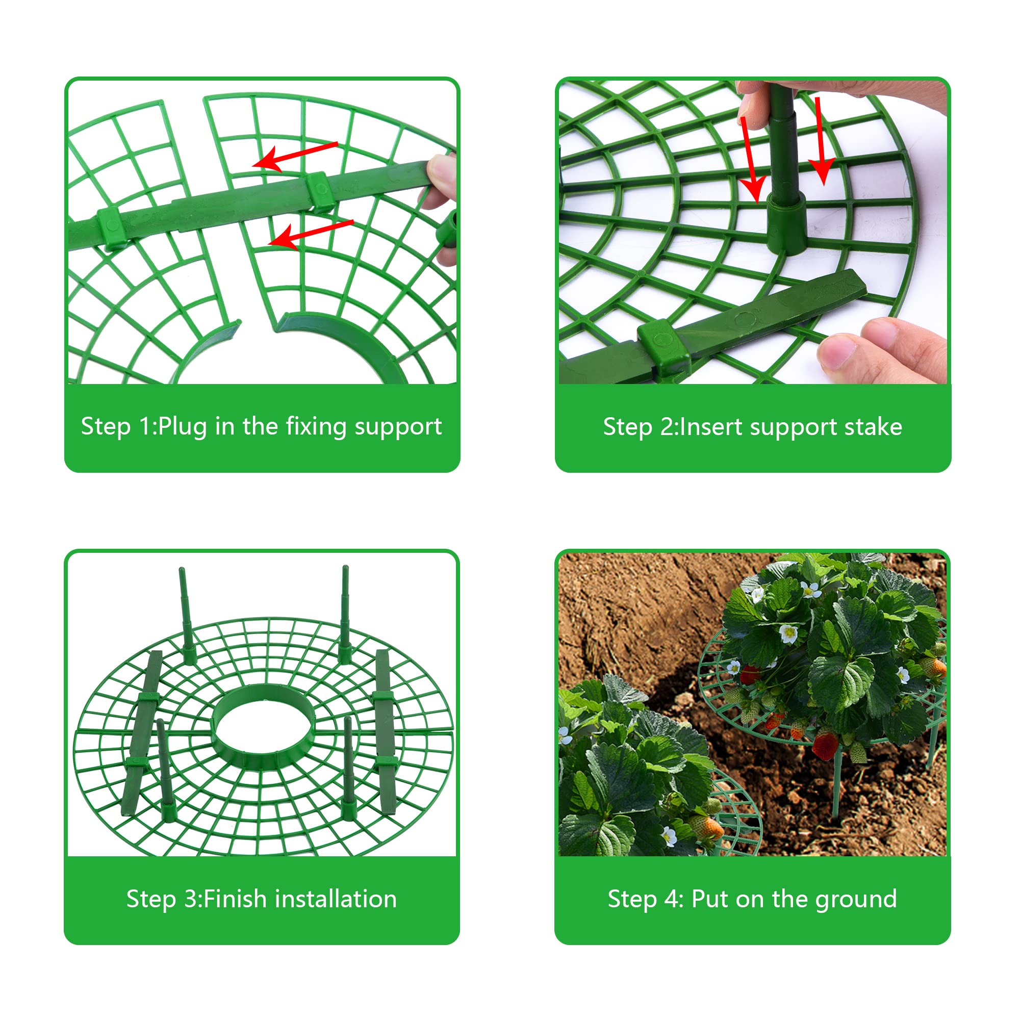 Iceyyyy Strawberry Plant Support assembly instructions